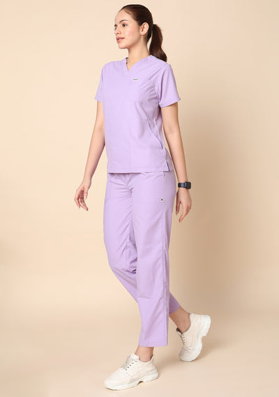 Classic Women's V-Neck (Pastel Lilac) Scrub