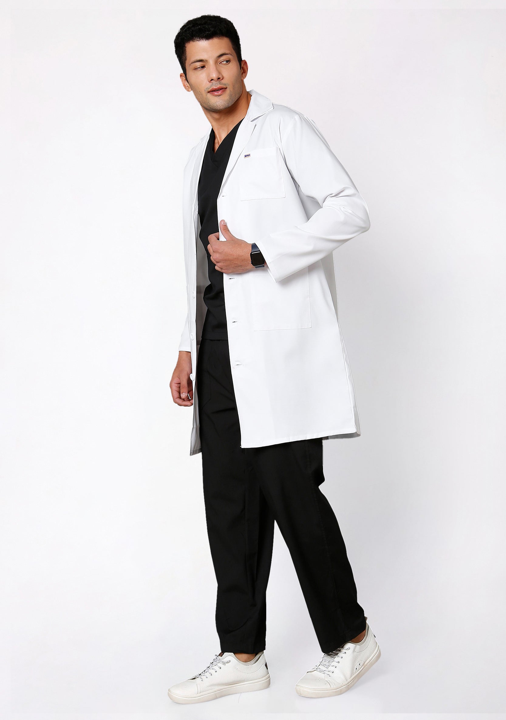 Chief Men's Plus Size Lab Coat Apron