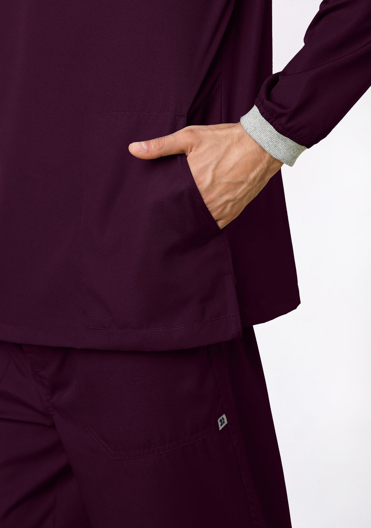 Classic Men's Longsleeves (Wine) Scrub