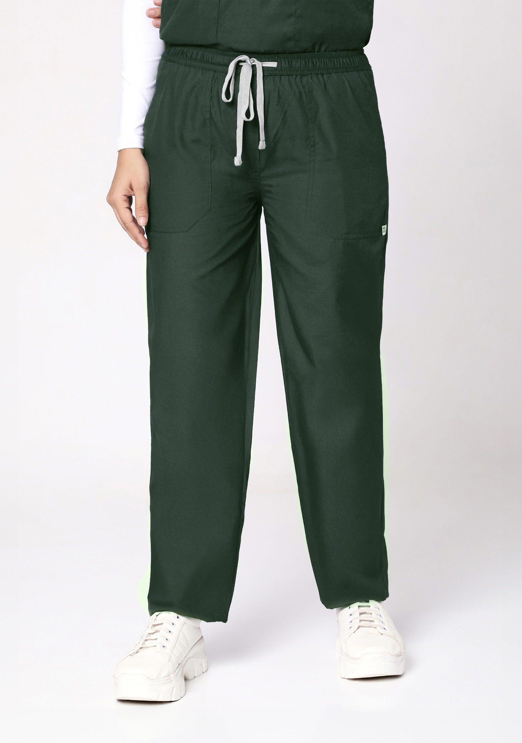 Classic Women's V-Neck (Military Green) Scrub
