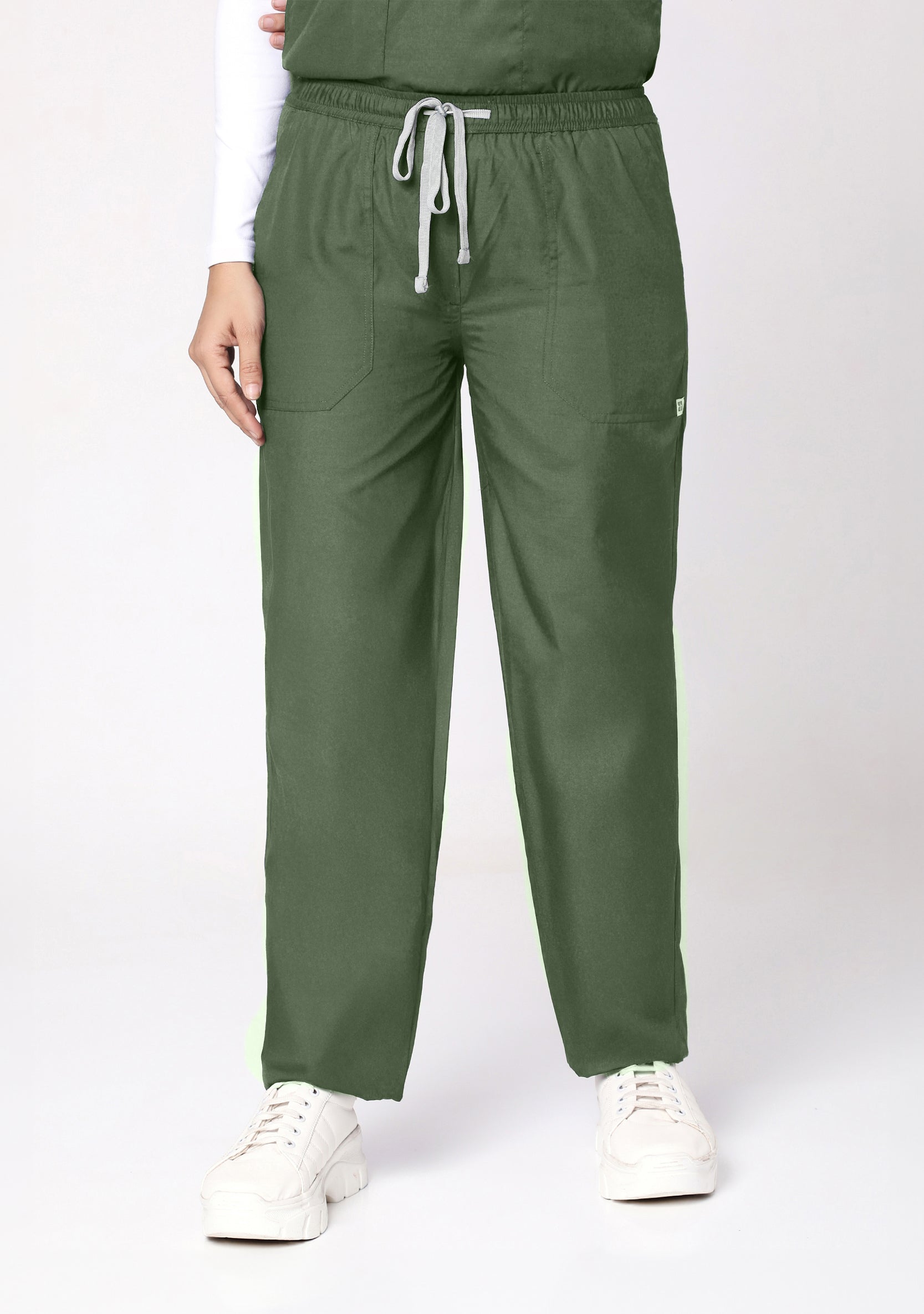 Classic Women's V-Neck (Military Green) Scrub