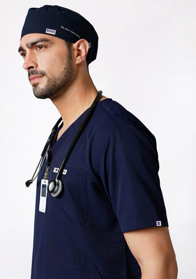 Classic Unisex (Navy) Scrub Cap - Pack of 2