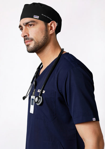 Classic Unisex (Black) Scrub Cap - Pack of 2