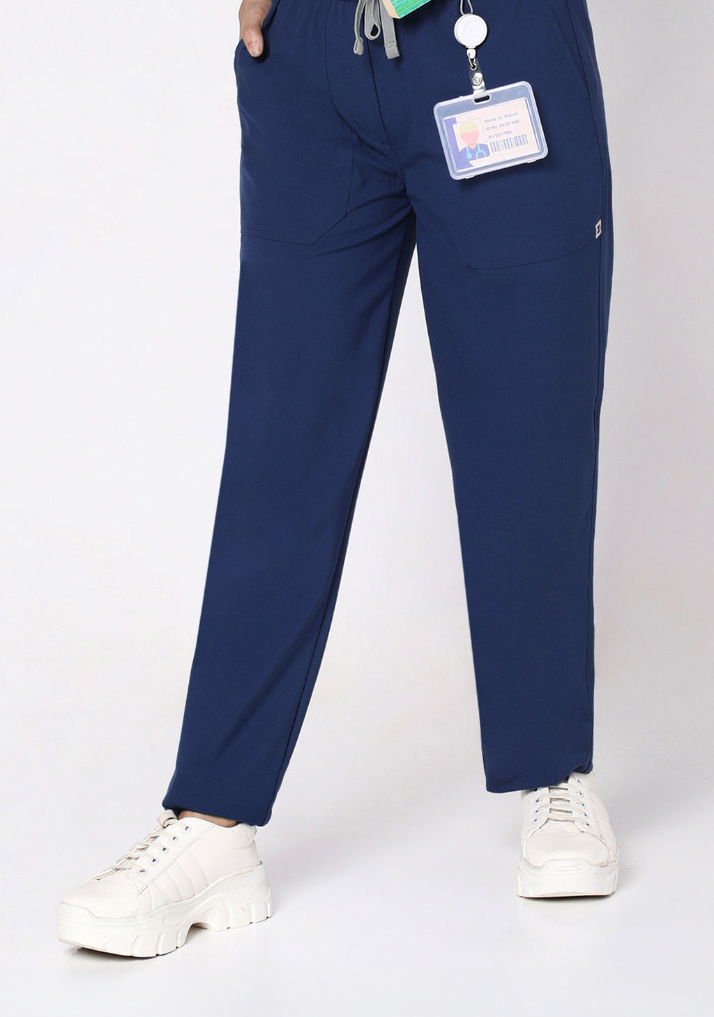 ecoflex™ Women's V-Neck (Navy) Plus Size Scrub