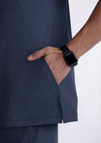 ecoflex™ Men's V-Neck (Steel Grey) Scrub.