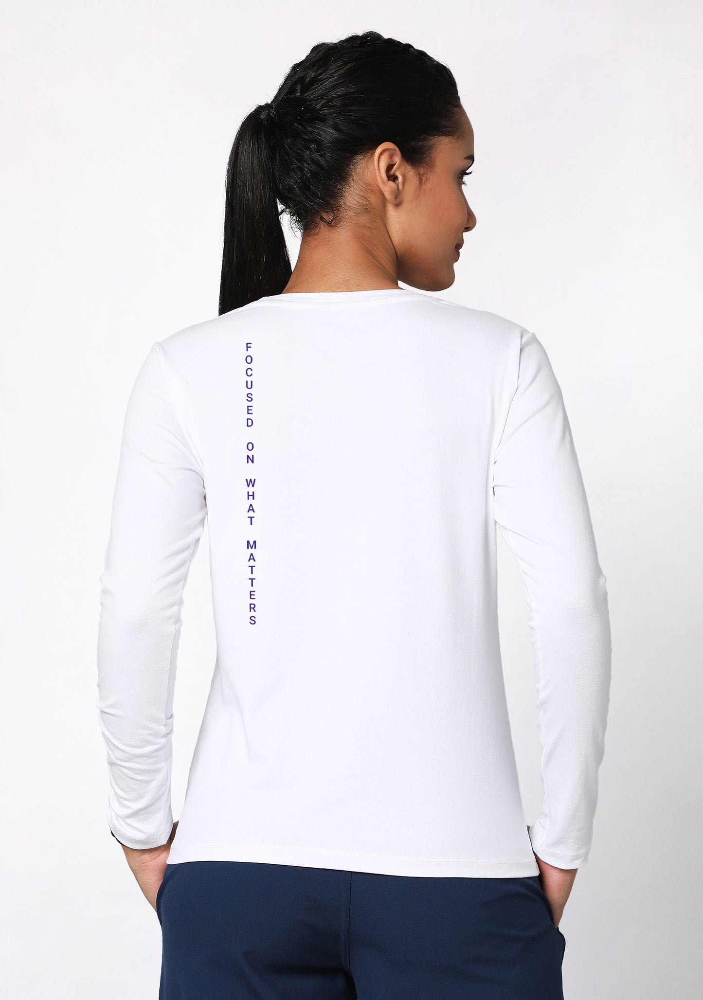 Supersoft Women's L/S (White) Underscrub 1