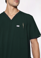 Classic Men's V-Neck (Military Green) Scrub