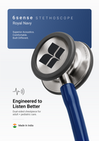6sense (Navy) Stethoscope