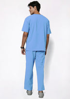 ecoflex™ Men's V-Neck (Ceil Blue) Scrub.