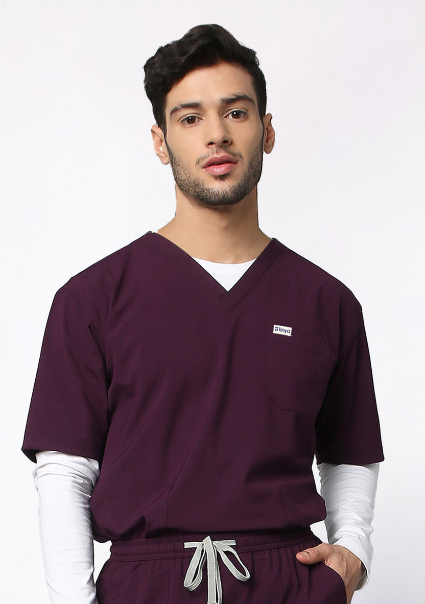 ecoflex™ Men's Jogger (Wine) Scrubs