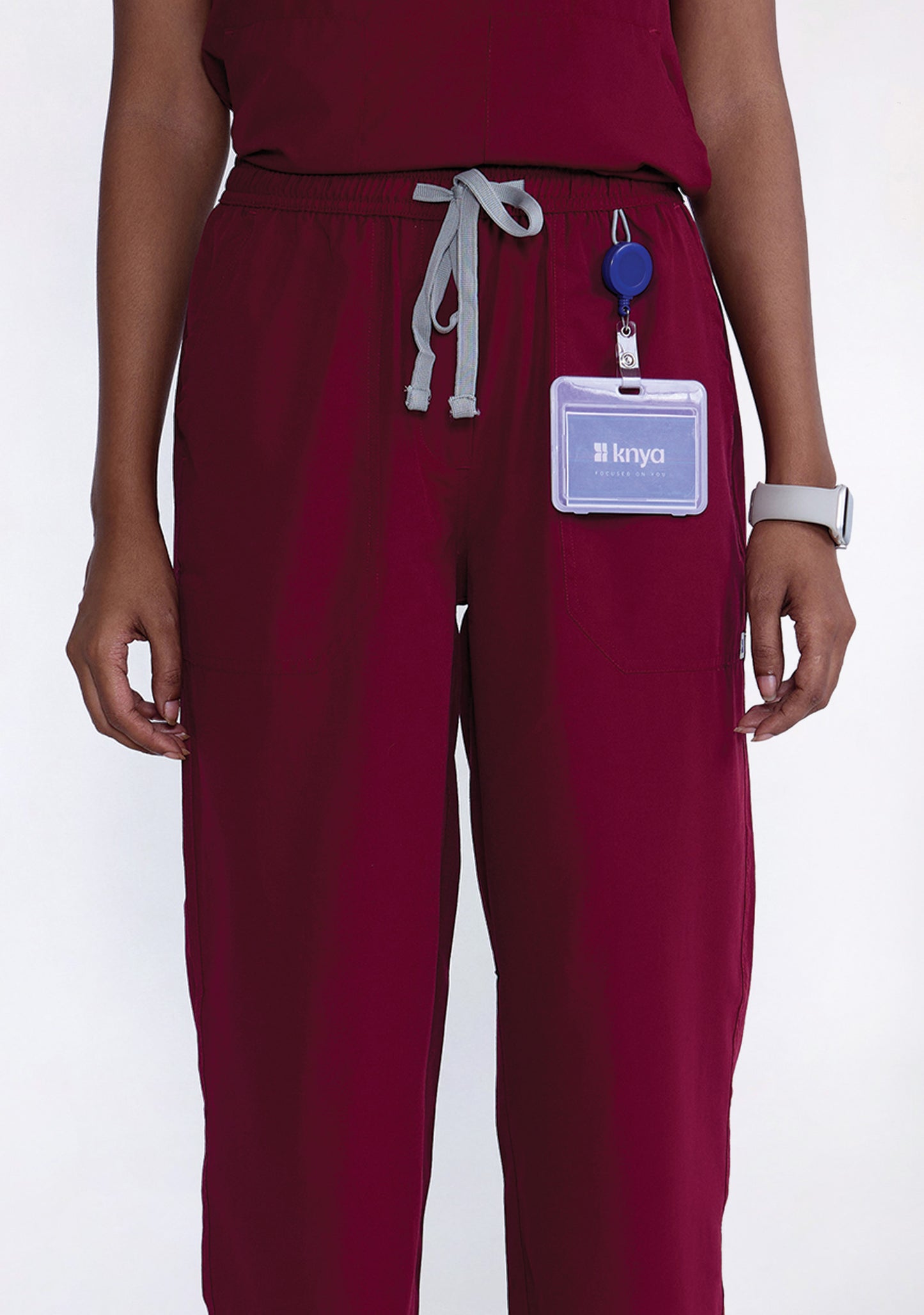 Classic Women's V-Neck (Maroon) New Gen Scrub