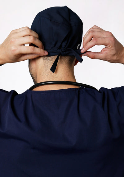 Classic Unisex (Navy) Scrub Cap - Pack of 2