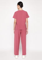 ecoflex™ Women's V-Neck (Mauve) Scrub.