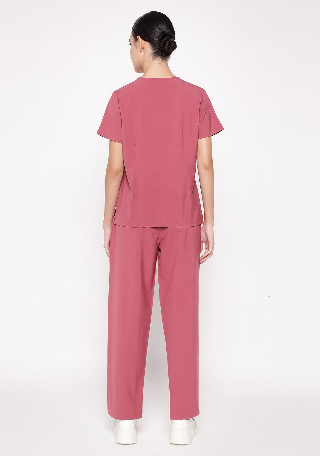 ecoflex™ Women's V-Neck (Mauve) Scrub