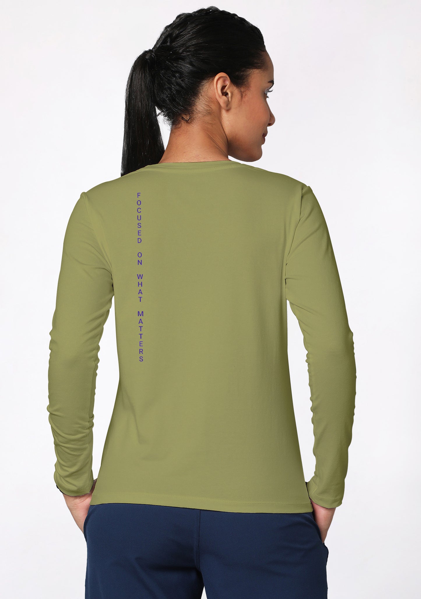 Women's Supersoft L/S (Olive) Underscrub 1