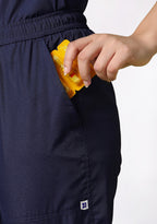 Classic Women's Longsleeves (Navy) Scrub