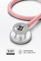 6sense (Baby Pink), Steel Finish Stethoscope
