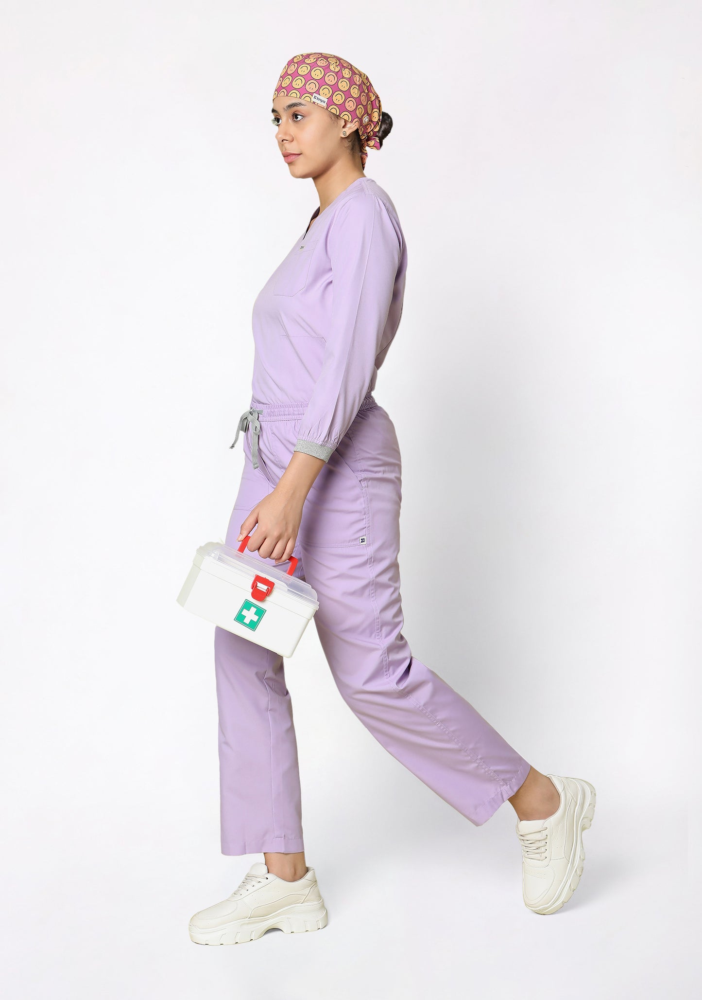 Classic Women's Longsleeves (Pastel Lilac) Scrub