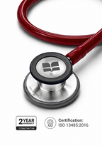 6sense Lite (Maroon), Steel Finish Stethoscope