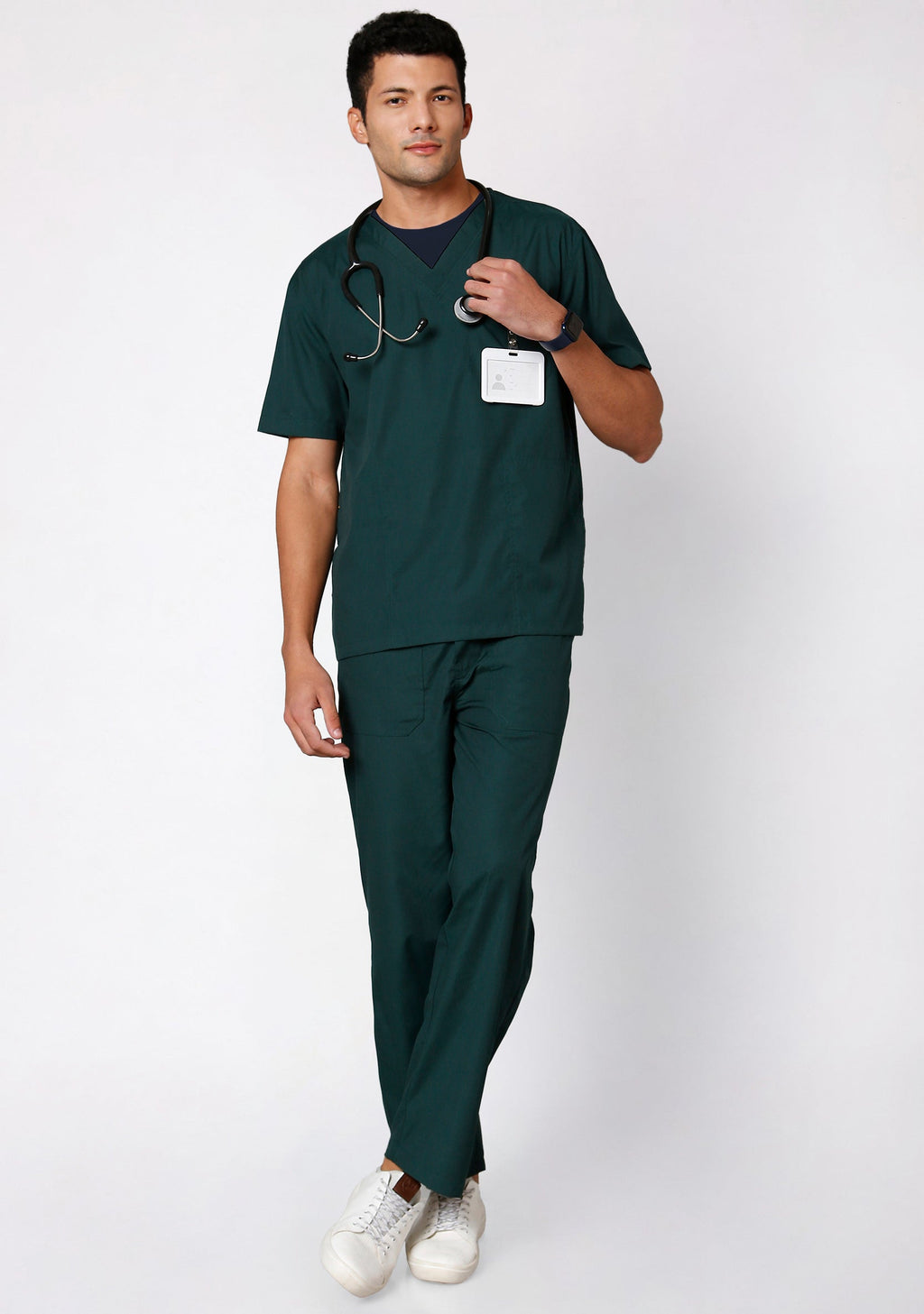 Supersoft Men's S/S (Navy) Plus Size Underscrub