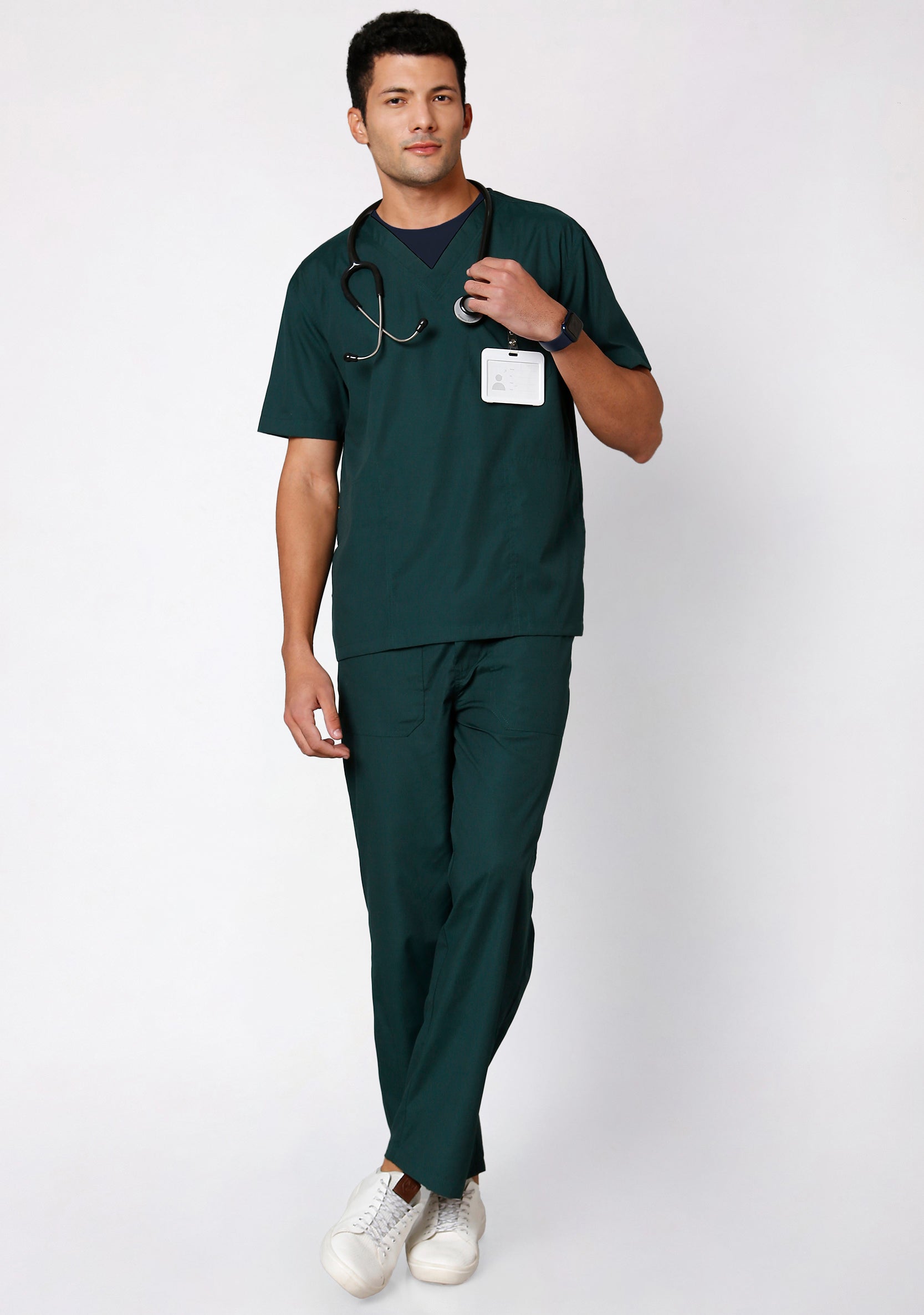 Supersoft Men's S/S (Navy) Plus Size Underscrub