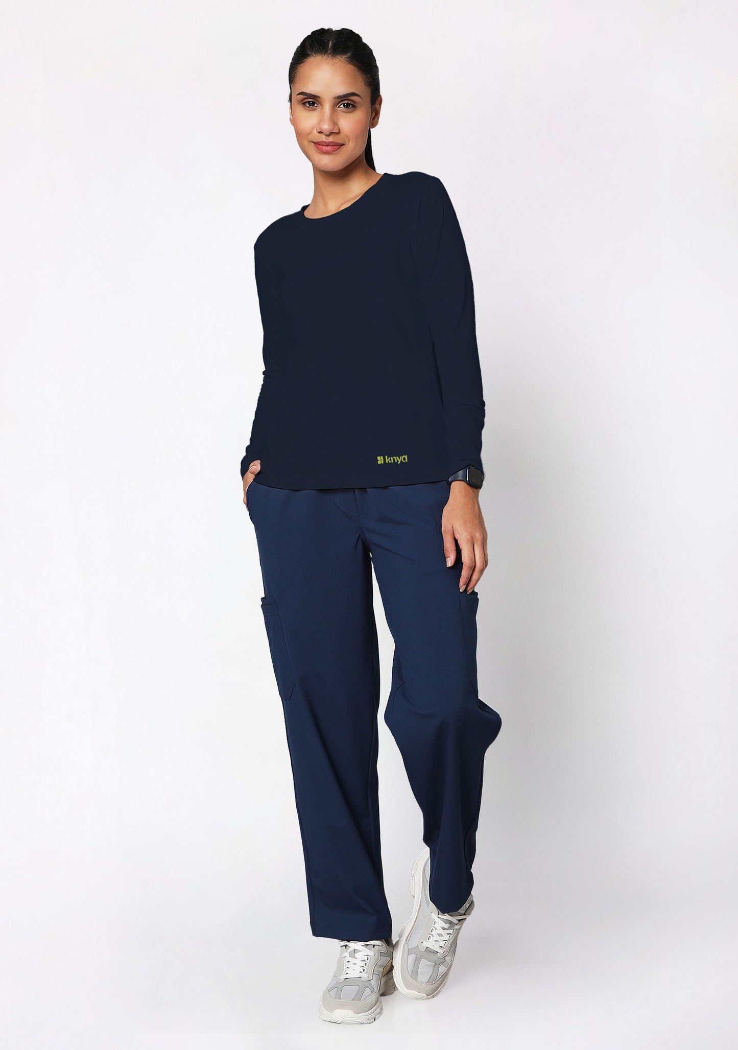 Supersoft Women's L/S (Navy) Underscrub