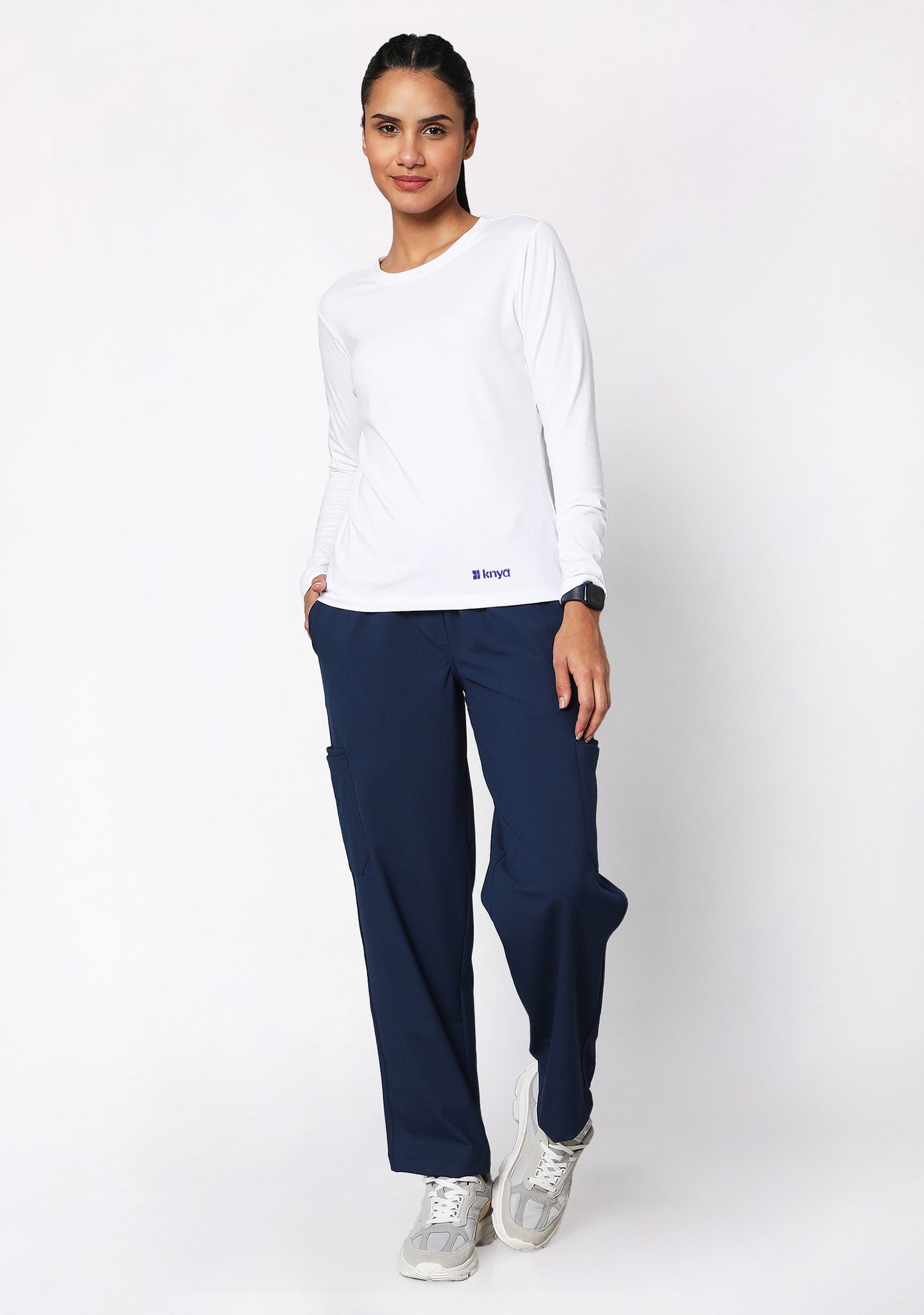 Supersoft Women's L/S (White) Underscrub