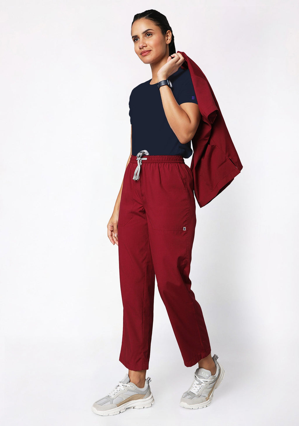 Supersoft Women's S/S (Navy) Plus Size Underscrub