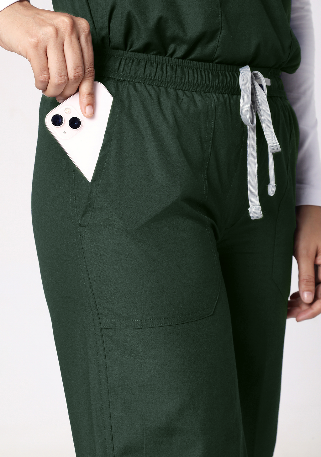 Classic Women's V-Neck (Military Green) Scrub