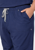 ecoflex™ Men's V-Neck (Navy) Plus Size Scrub