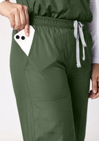 Classic Women's V-Neck (Military Green) Scrub