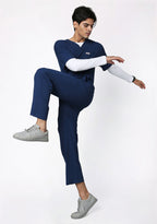 ecoflex™ Men's V-Neck (Navy) Plus Size Scrub