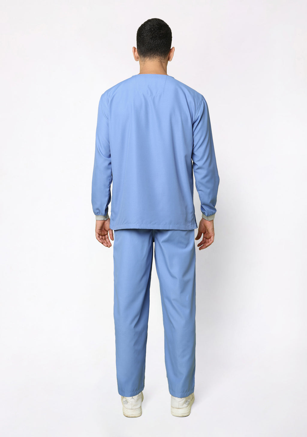 Classic Men's Longsleeves (Ceil Blue) Scrub