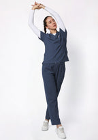 ecoflex™ Women's V-Neck (Steel Grey) Scrub.