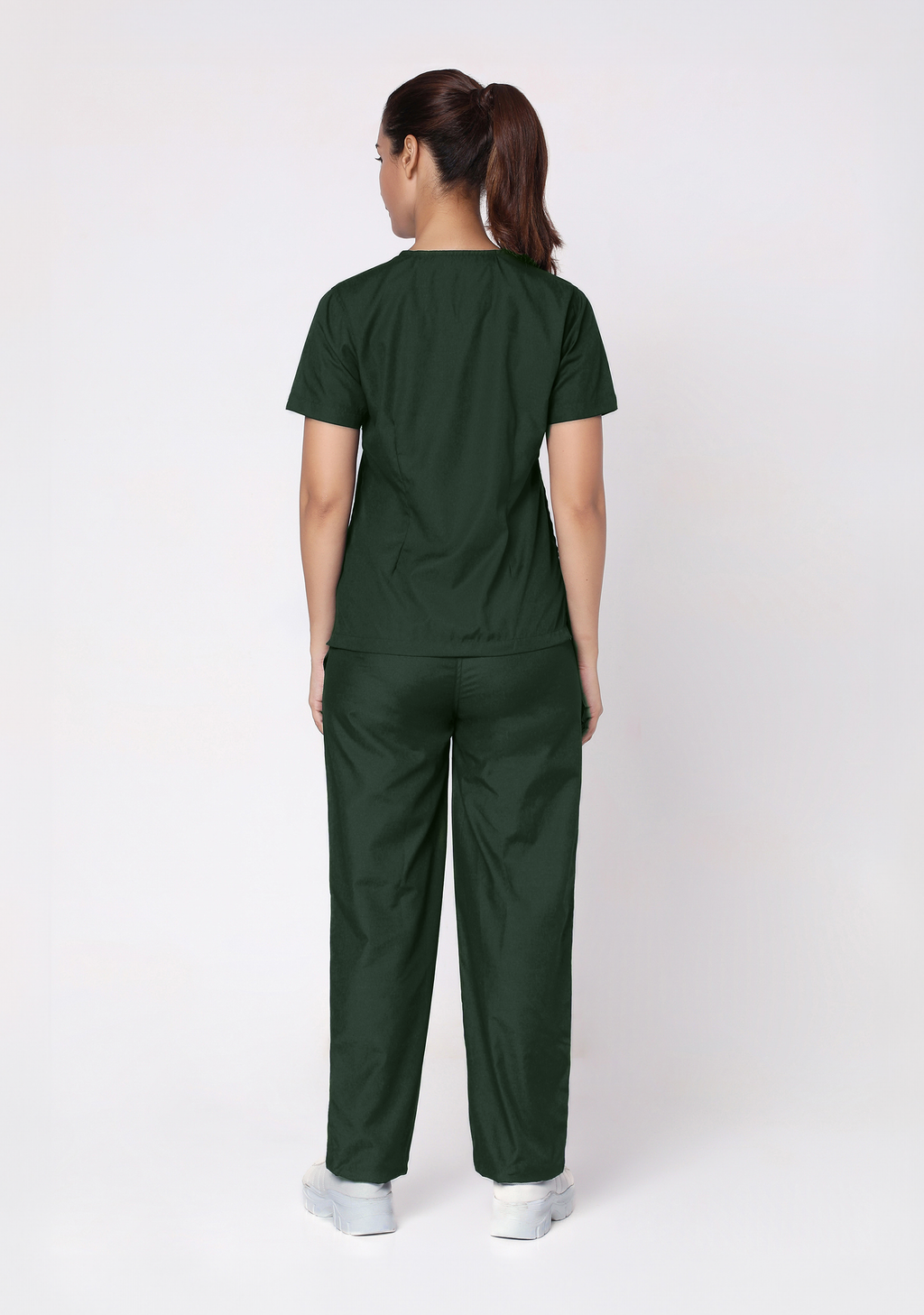 Classic Women's V-Neck (Military Green) Scrub
