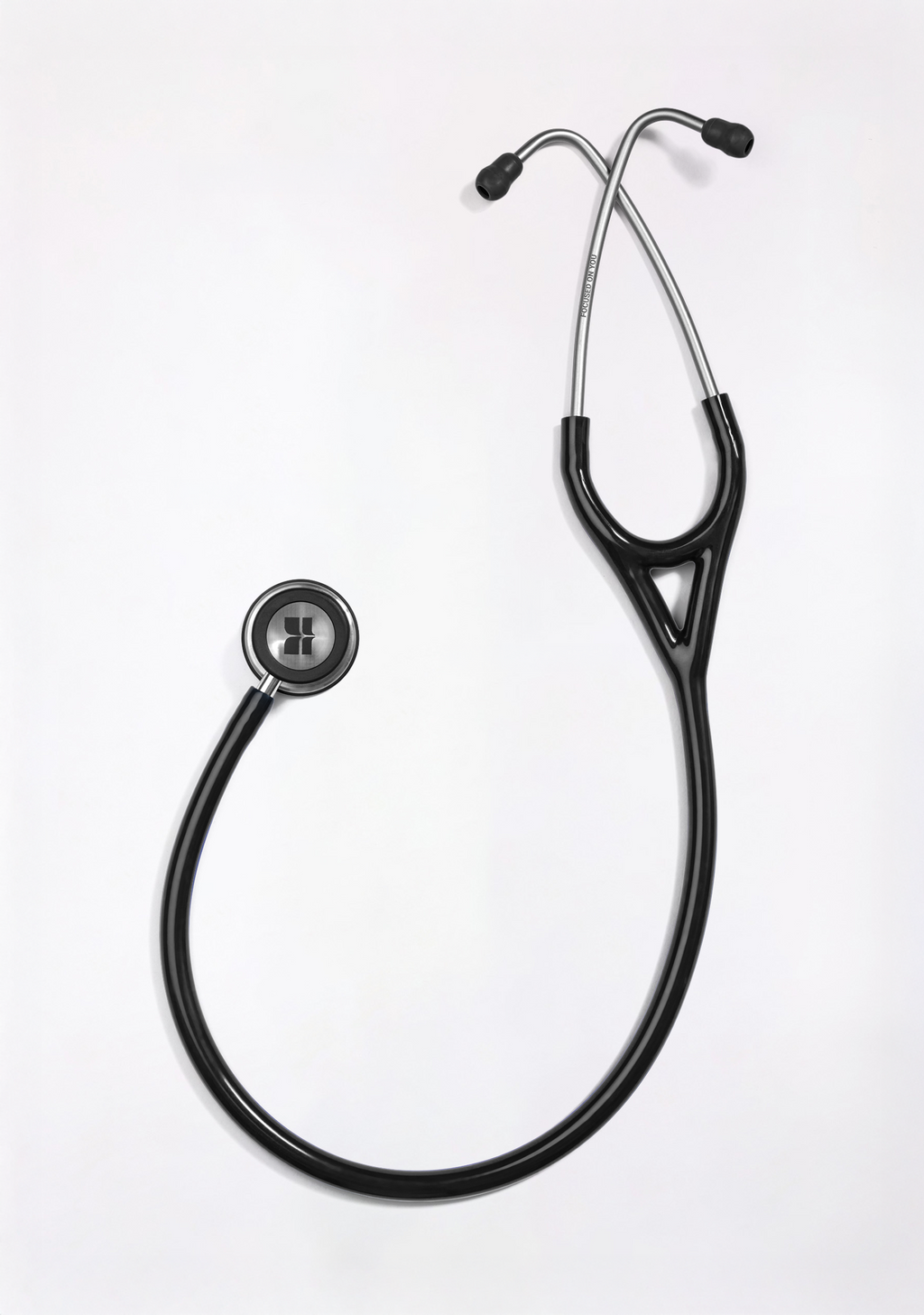 6sense Lite Stethoscope, Steel Edition (Black)