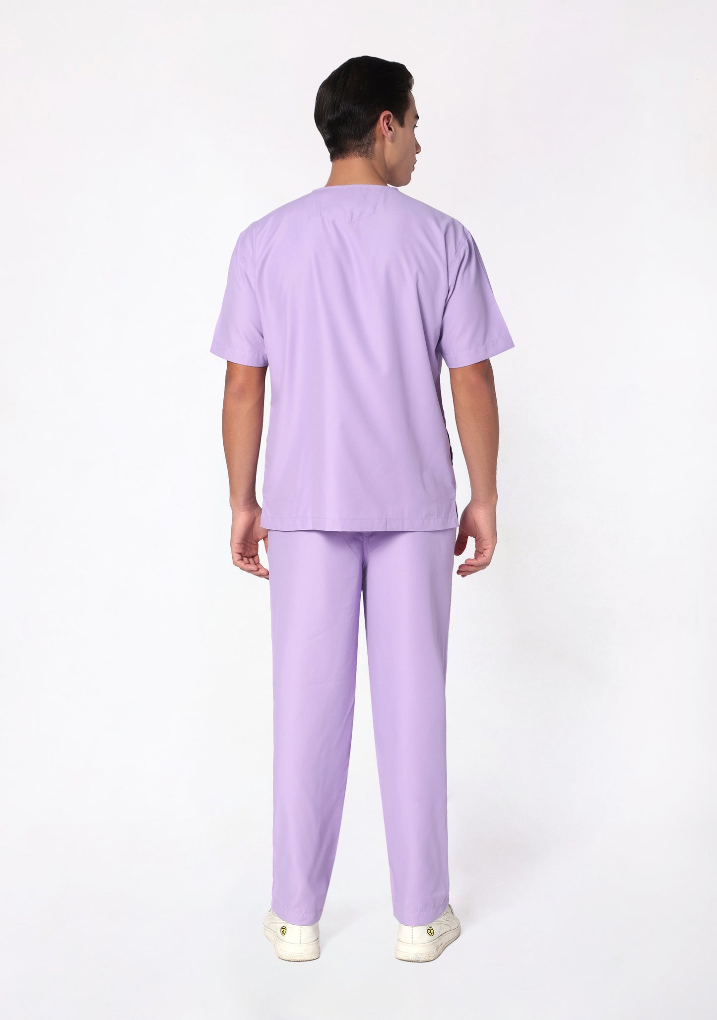 Classic Men's V-Neck (Pastel Lilac) Active Scrub