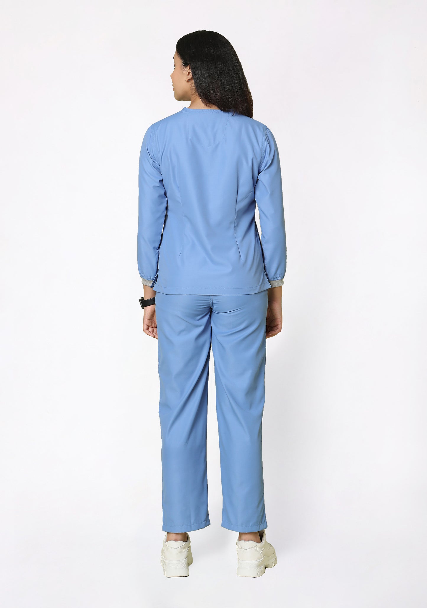 Classic Women's Longsleeves (Ceil Blue) Scrub