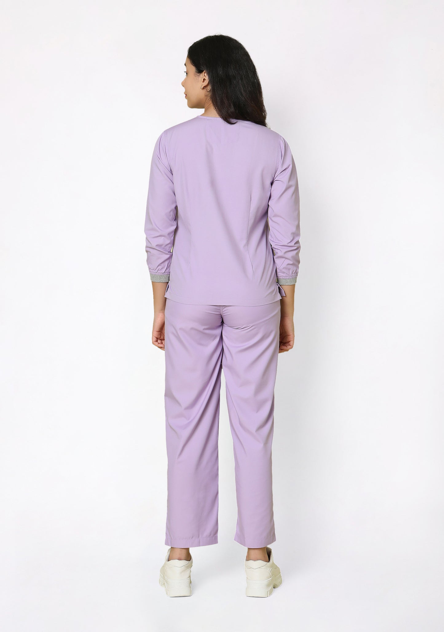 Classic Women's Longsleeves (Pastel Lilac) Scrub