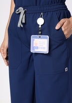 ecoflex™ Women's V-Neck (Navy) Plus Size Scrub