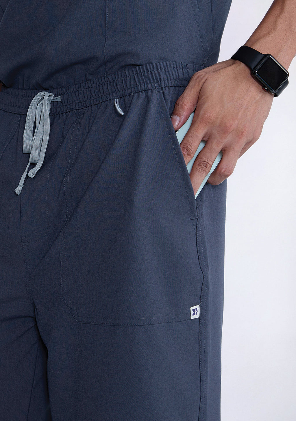ecoflex™ Men's V-Neck (Steel Grey) Scrub.