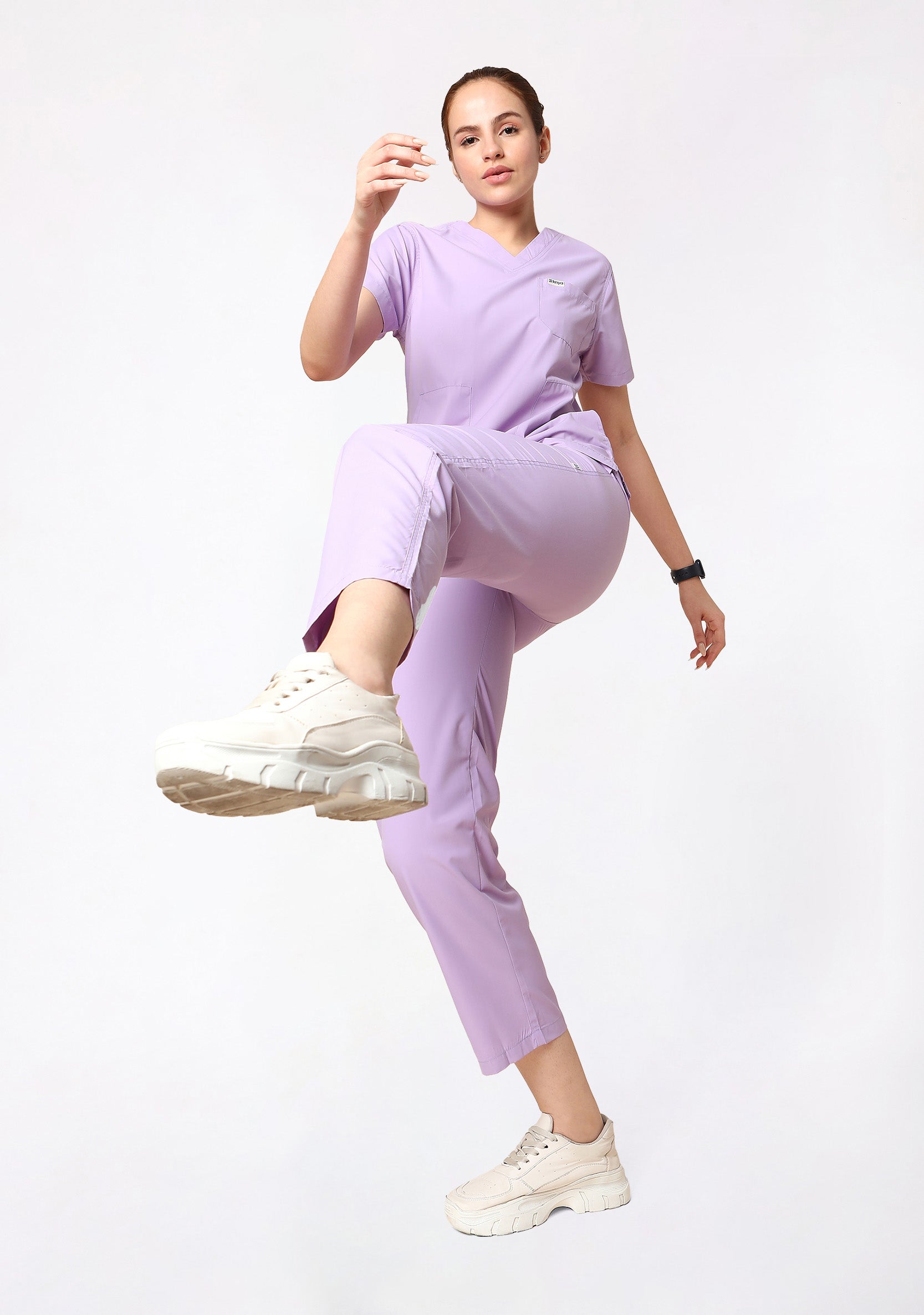 Classic Women's V-Neck (Pastel Lilac) Scrub