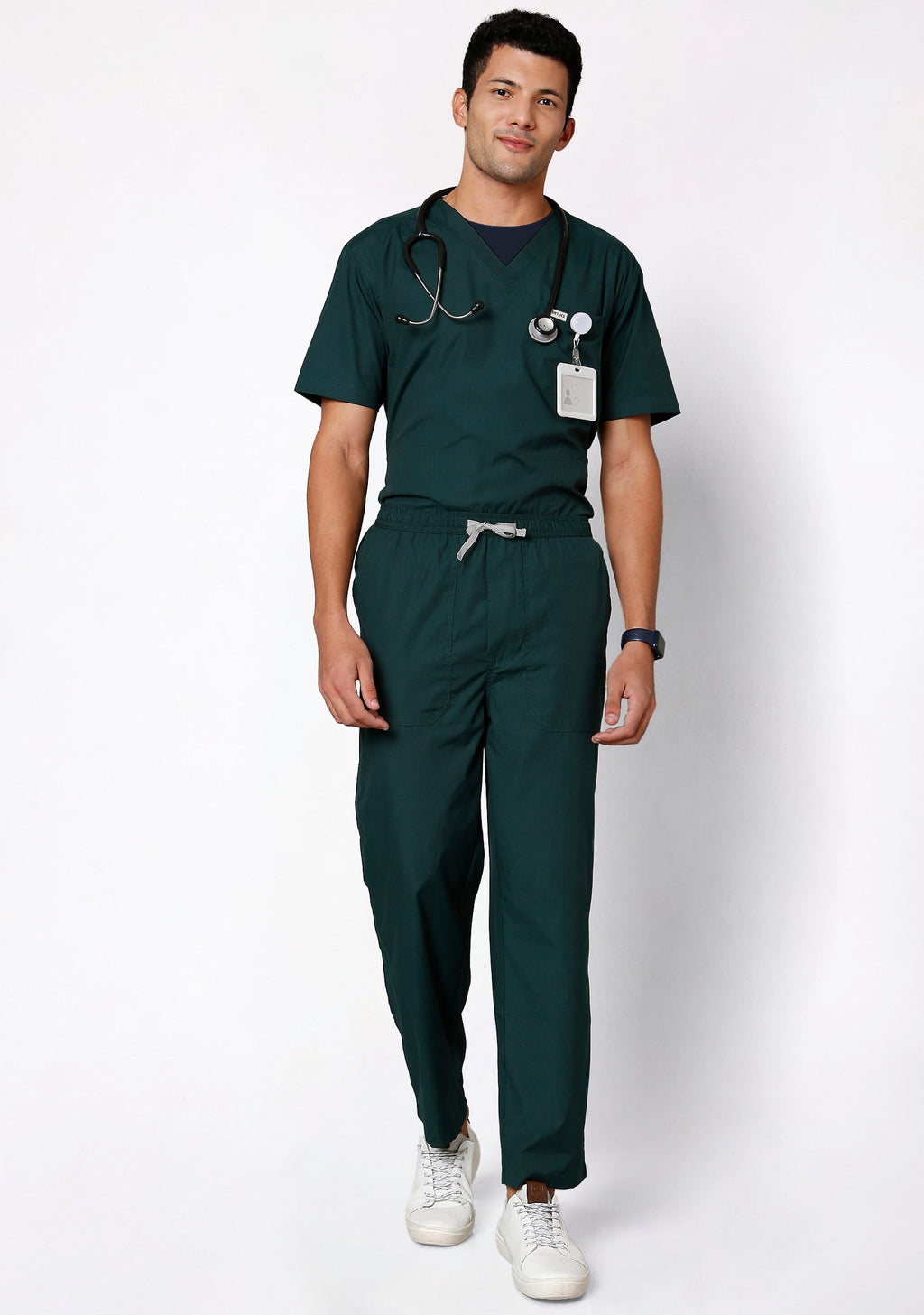 Supersoft Men's S/S (Navy) Plus Size Underscrub