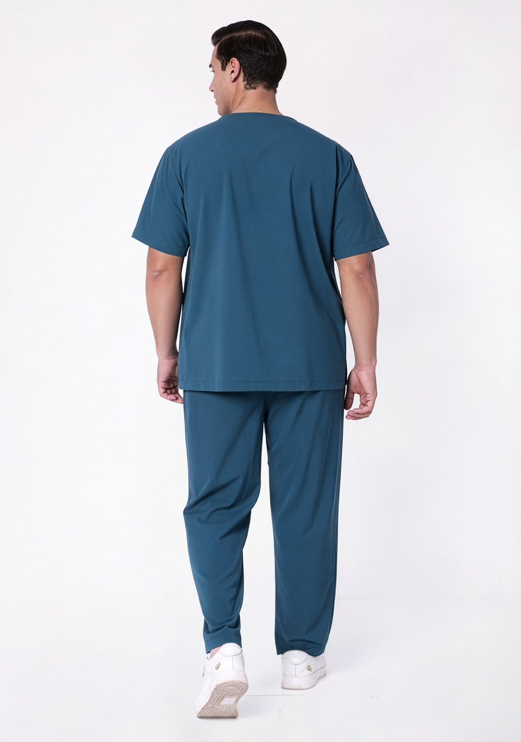 ecoflex™ Men's V-Neck (Forest Green) Plus Size Scrub