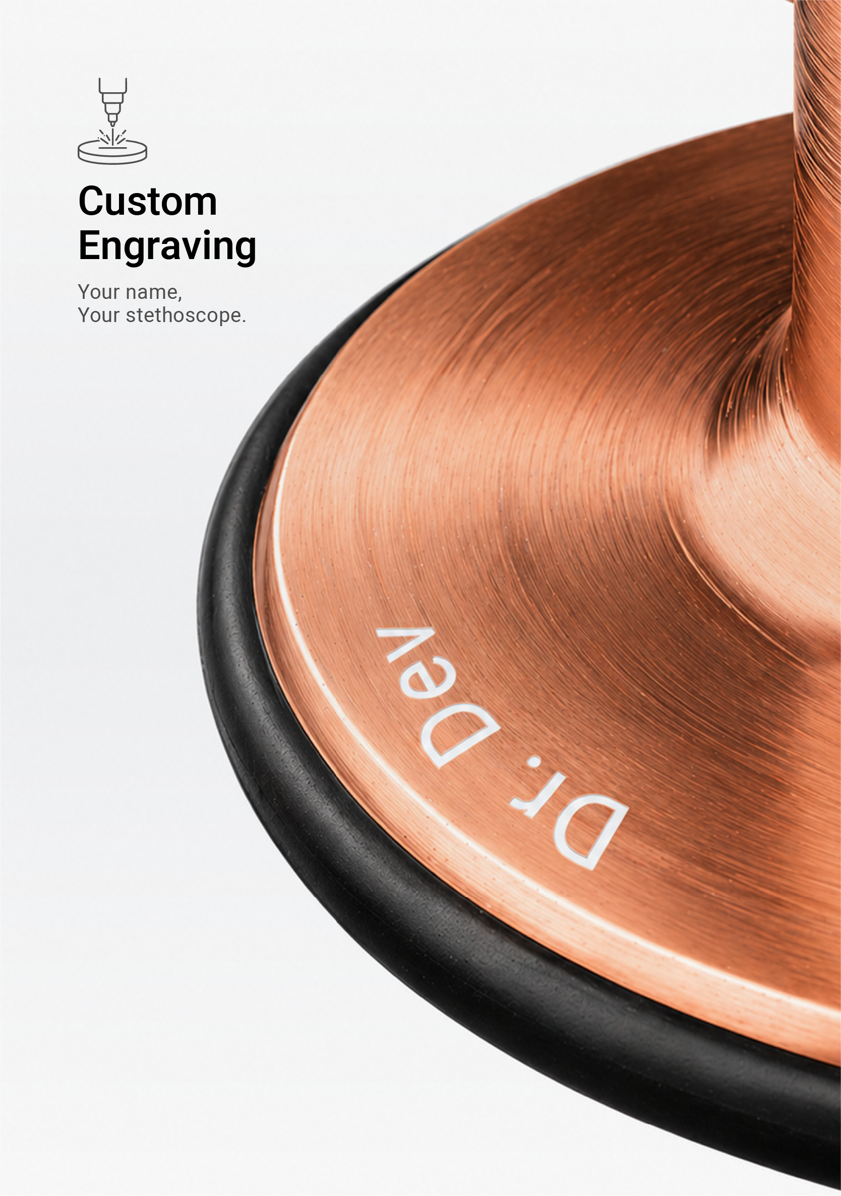 6sense (Rose Gold) Stethoscope