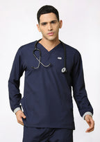 Classic Men's Longsleeves (Navy) Scrub