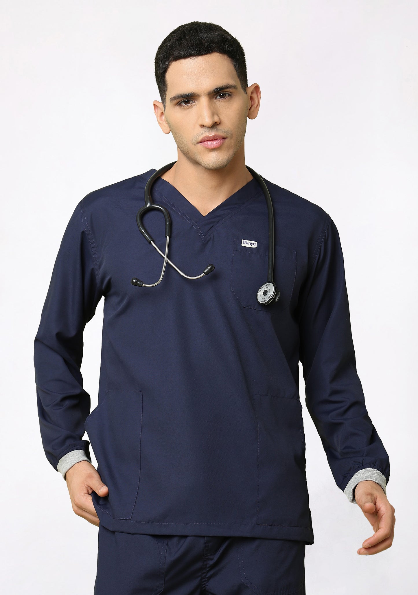 Classic Men's Longsleeves (Navy) Scrub