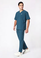 ecoflex™ Men's V-Neck (Forest Green) Scrub.