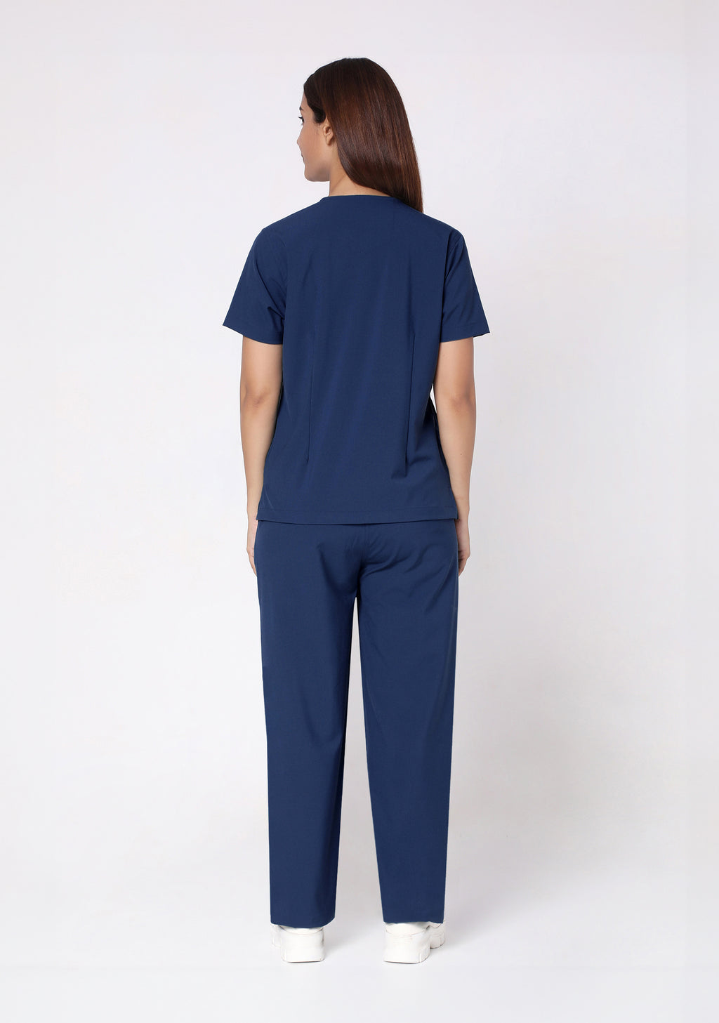 ecoflex™ Women's V-Neck (Navy) Plus Size Scrub