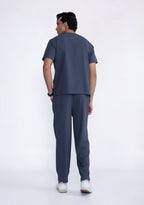 ecoflex™ Men's V-Neck (Steel Grey) Scrub.